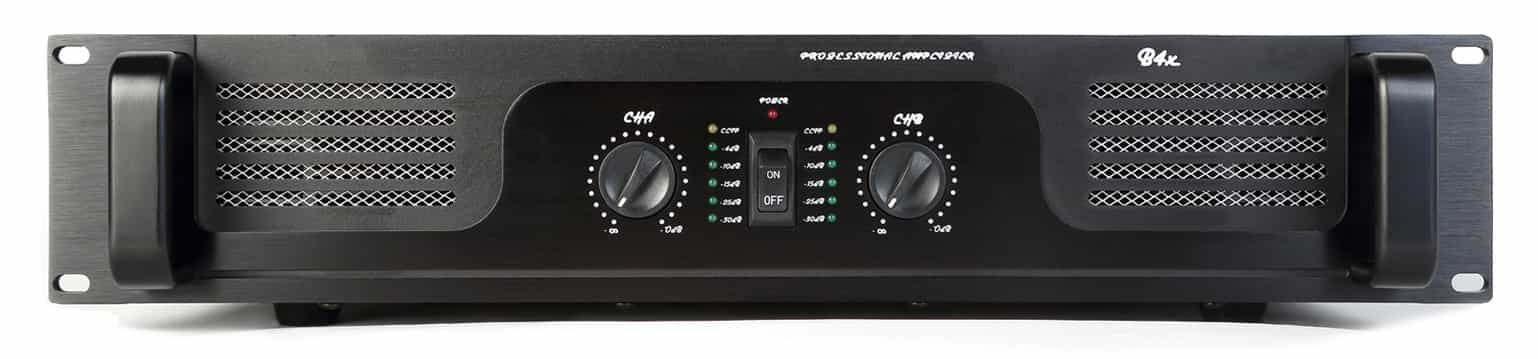 audio amplifier front panel
