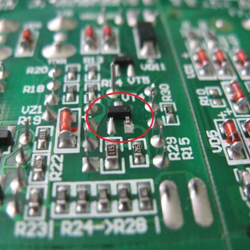 false soldering